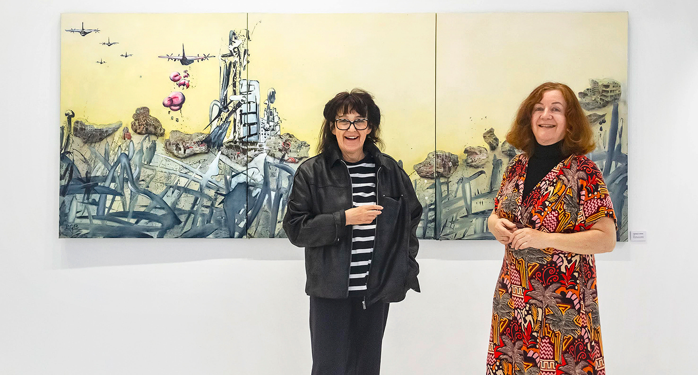 Romana G. Brunnauer y Luz Gloria López