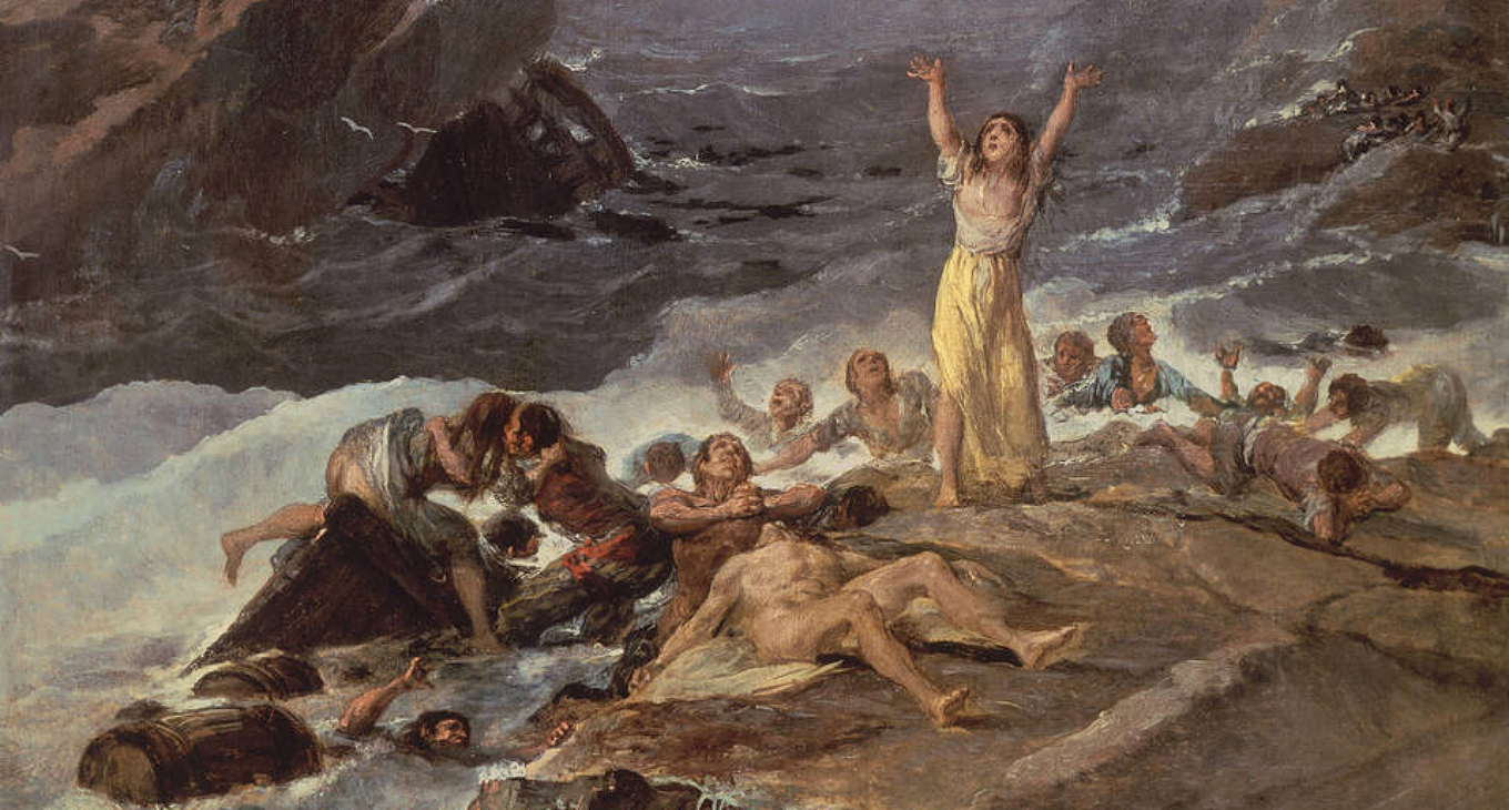 El naufragio. Francisco de Goya